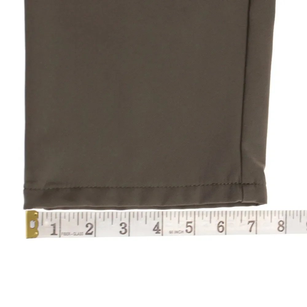 Meyer NWT Chinos / Casual Pants Size 50 34 US Solid Brownish Green Cotton Blend - Picture 11 of 11